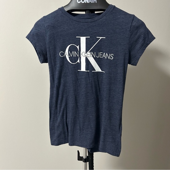 Calvin Klein Monogram Logo Crewneck T-Shirt - Picture 1 of 4